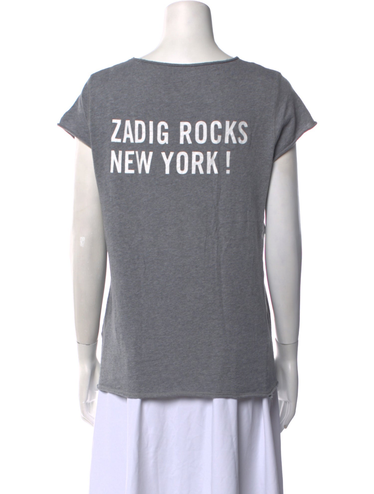 Zadig & Voltaire V-Neck Short Sleeve T-Shirt